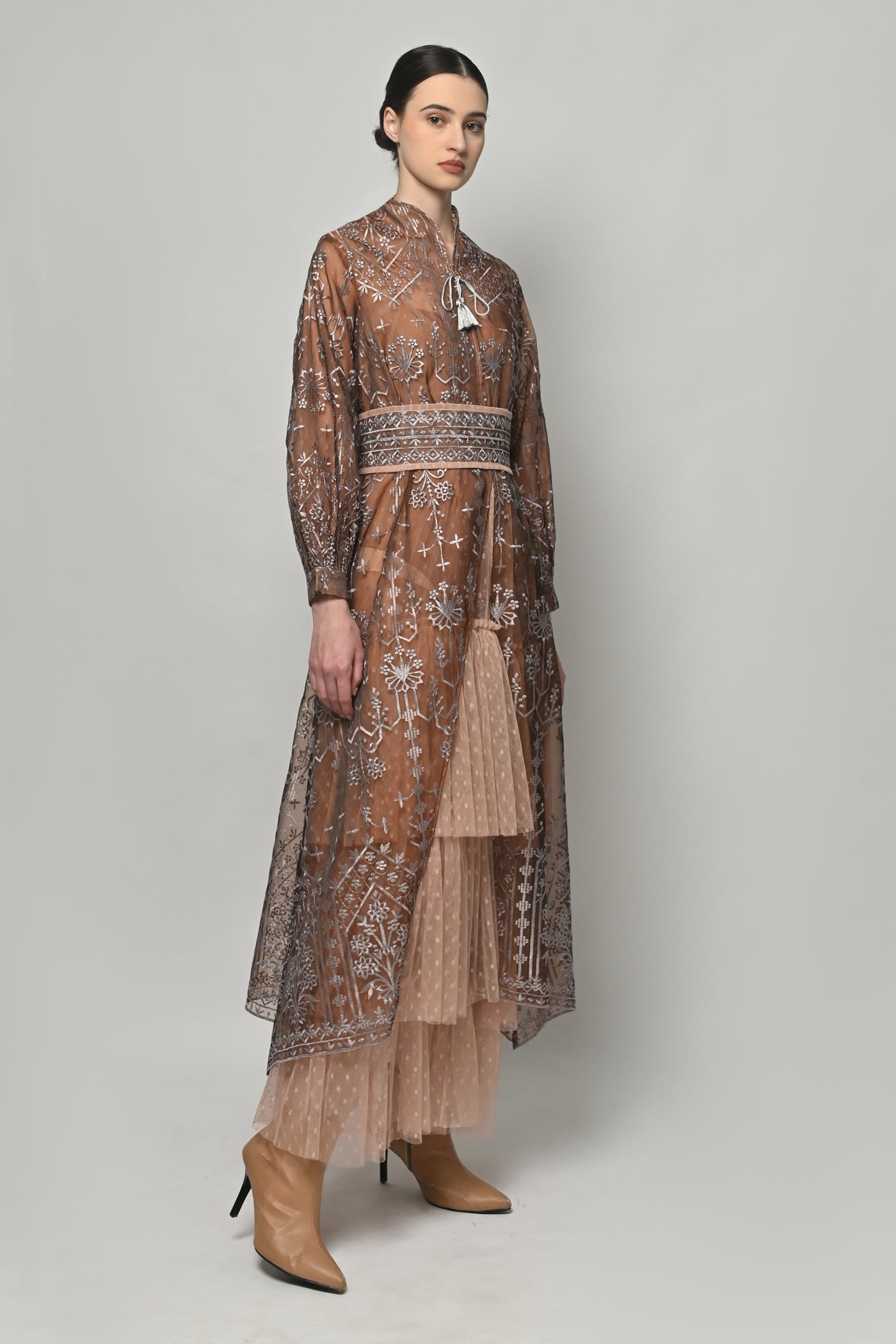 Rumi Dress in Brown