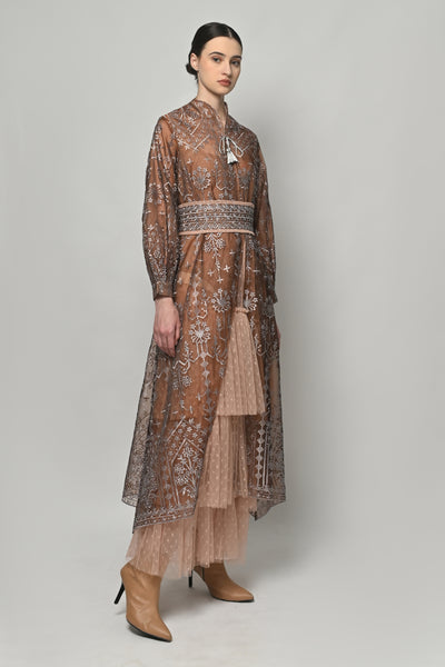 Rumi Dress in Brown