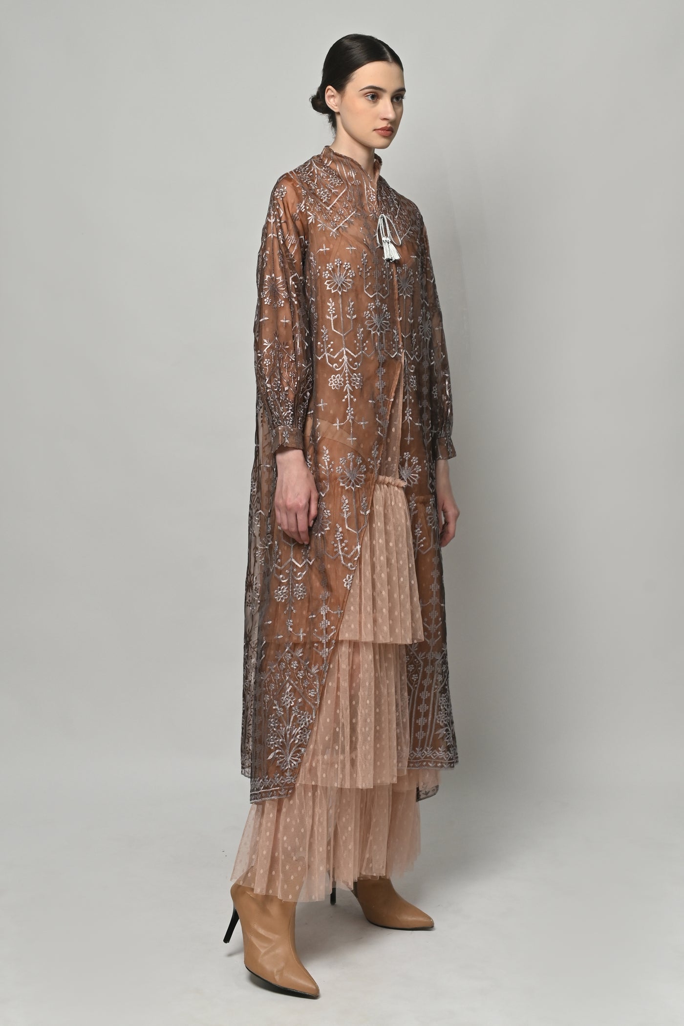 Rumi Dress in Brown