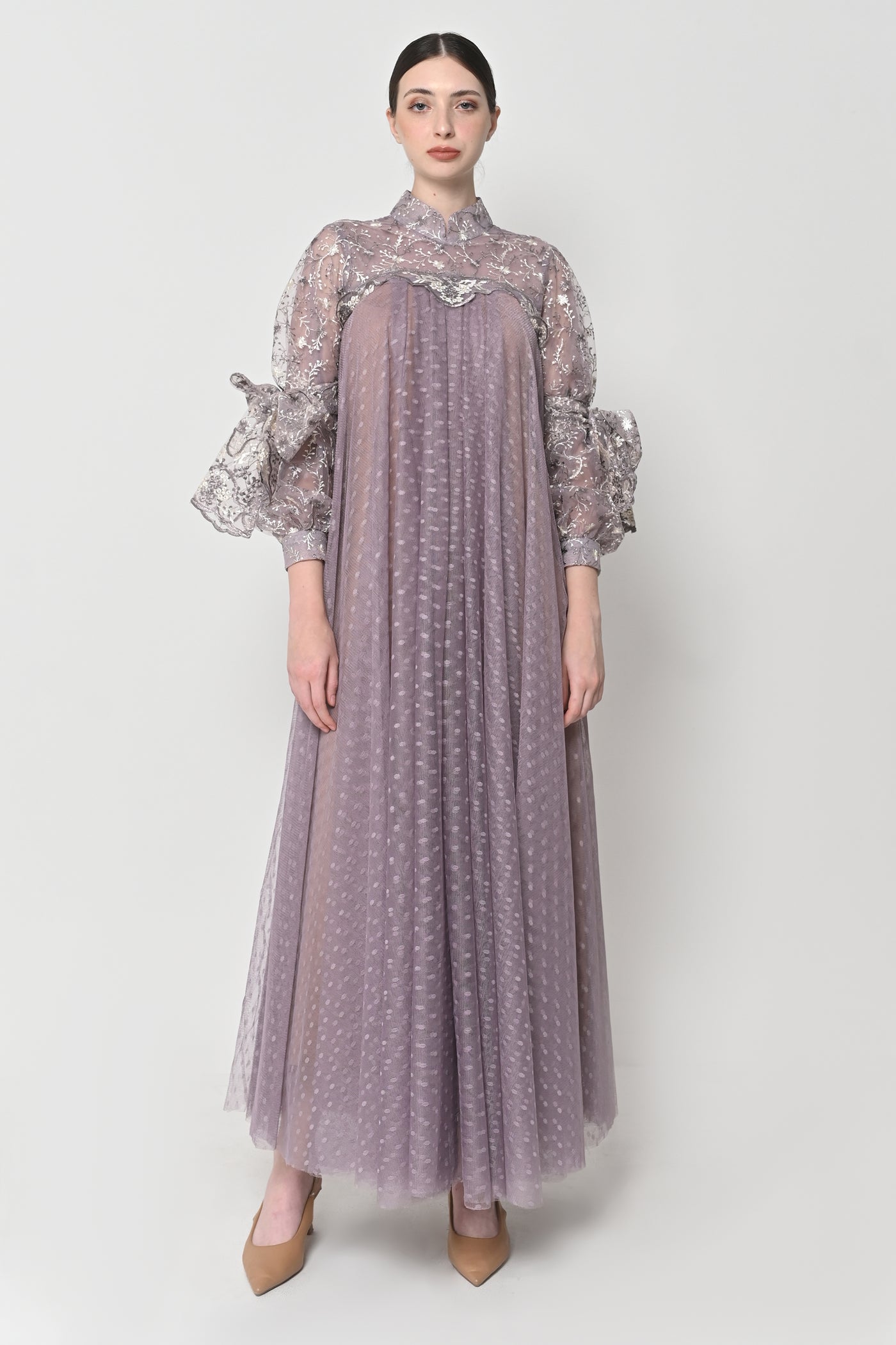 Karuni Dress in Mauve