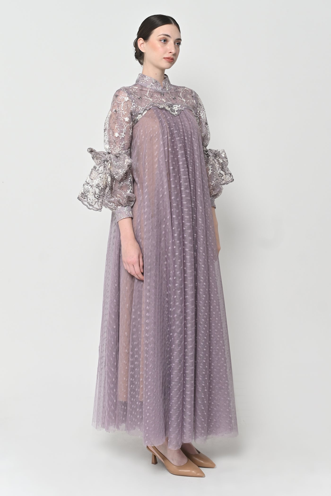 Karuni Dress in Mauve