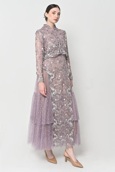 Kemala Dress in Mauve