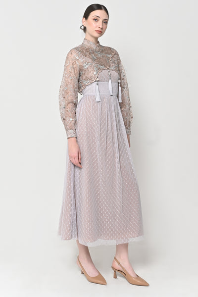 Kalina Dress in Beige