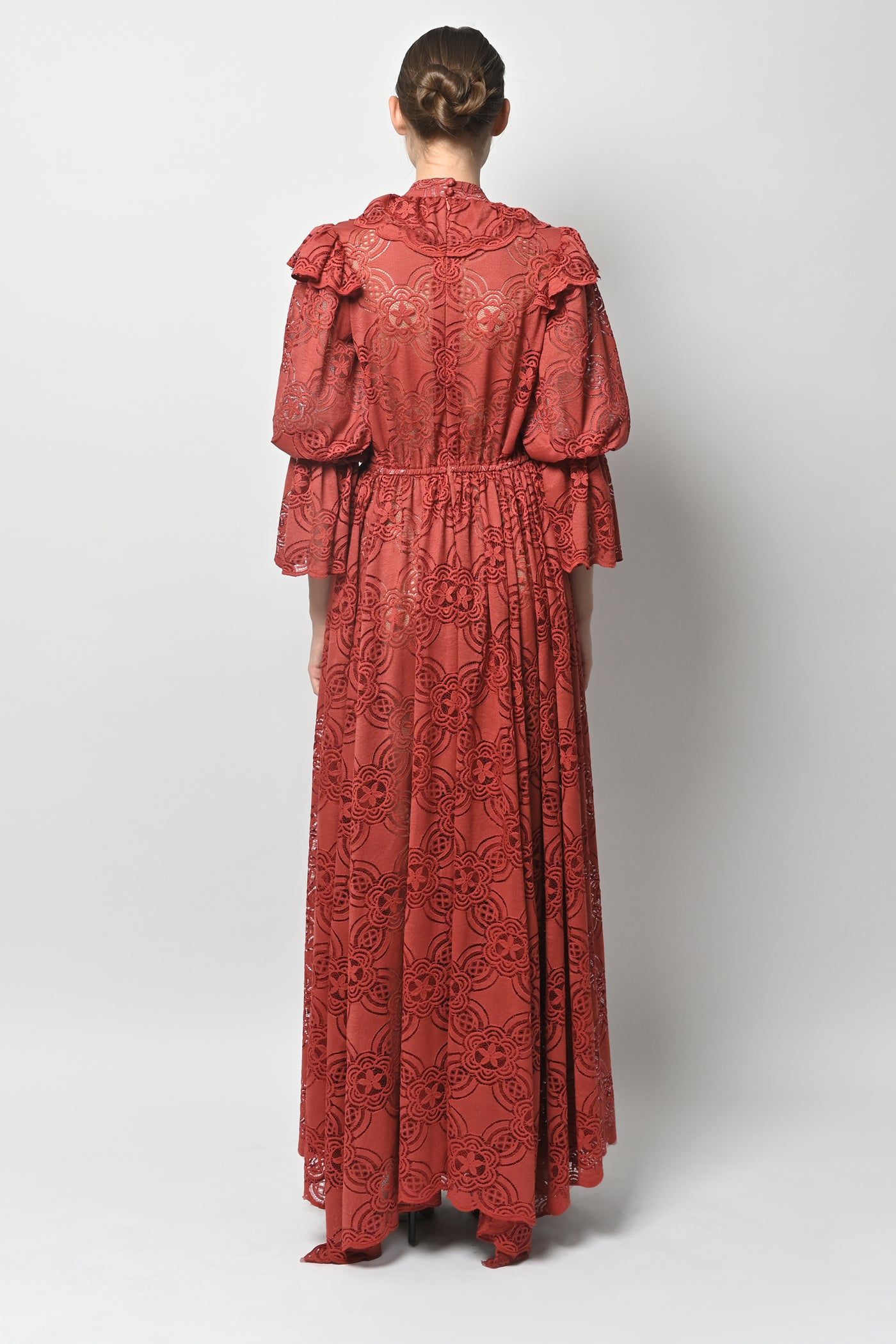 Mirembe Dress in Terracotta