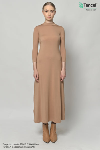 Busui/Nursing Friendly Inner Dress in Nude