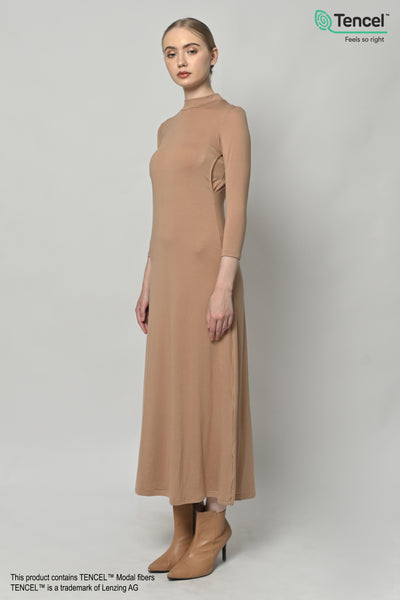 Busui/Nursing Friendly Inner Dress in Nude