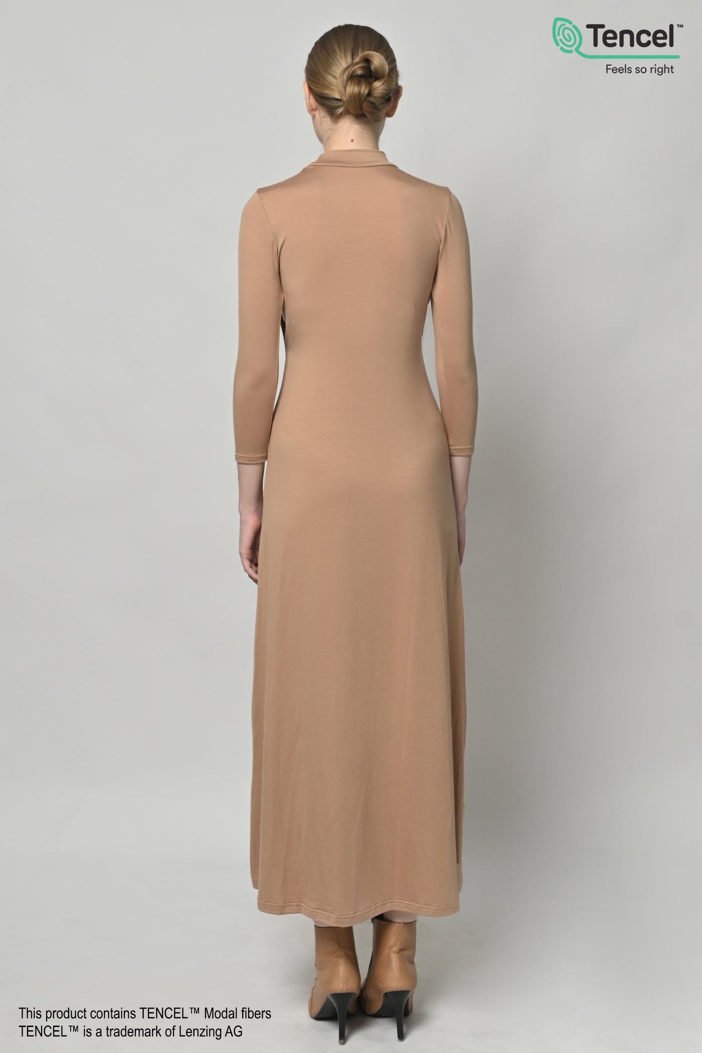 Busui/Nursing Friendly Inner Dress in Nude