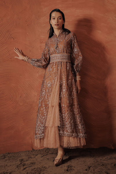 Rumi Dress in Brown