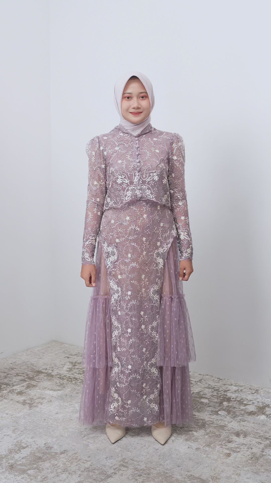 Kemala Dress in Mauve